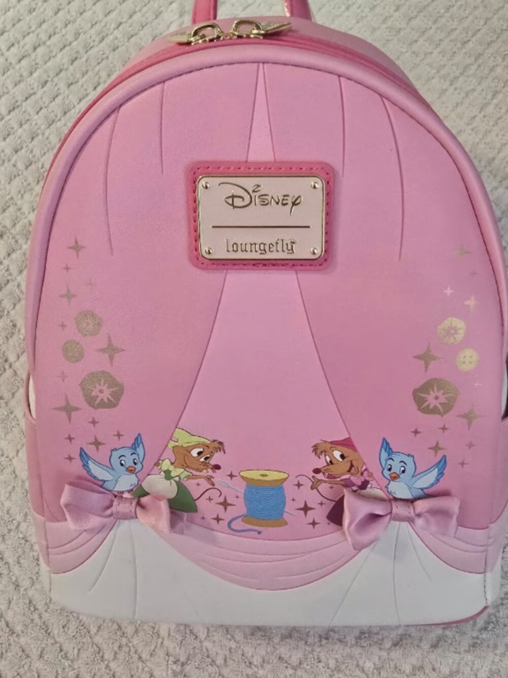 NWT LOUNGEFLY Limited Edition Cinderella dress with mice backpack